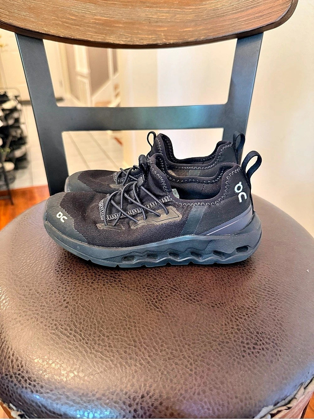 On Running Cloudleap Sneakers Black Kids Size 1